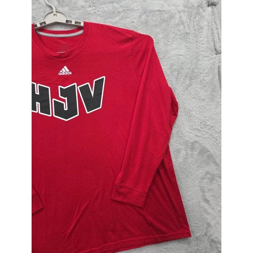 adidas go to performance tee Shirt Long Slip Sz XXL Hjv Logo